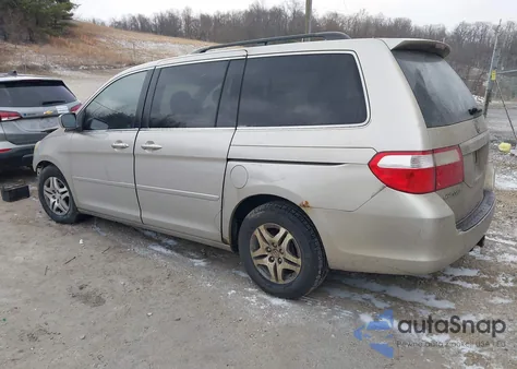 2006 Honda Odyssey Ex-L z USA, uszkodzony, nr VIN 5FNRL38706B039666